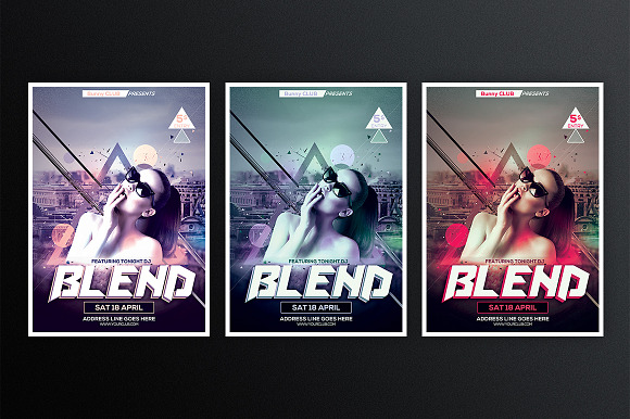 Blend 1 in Flyer Templates - product preview 2