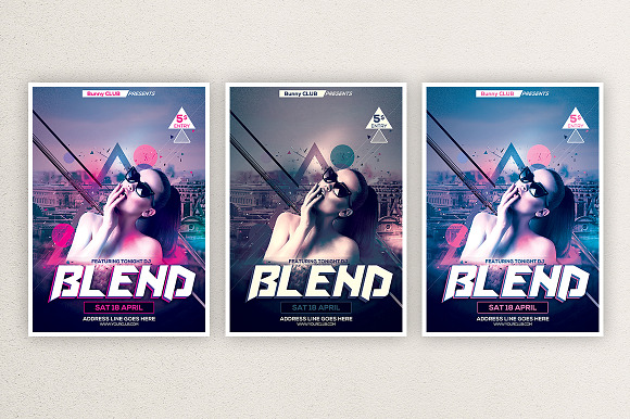 Blend 1 in Flyer Templates - product preview 3
