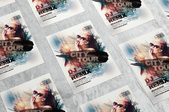 City Tour 1 in Flyer Templates - product preview 3