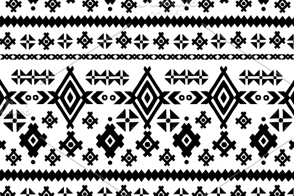 Ethnic seamless patterns in Patterns - product preview 4