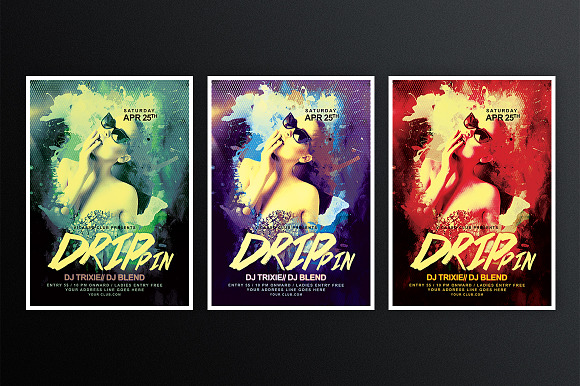 Drip Pin 2 in Flyer Templates - product preview 1