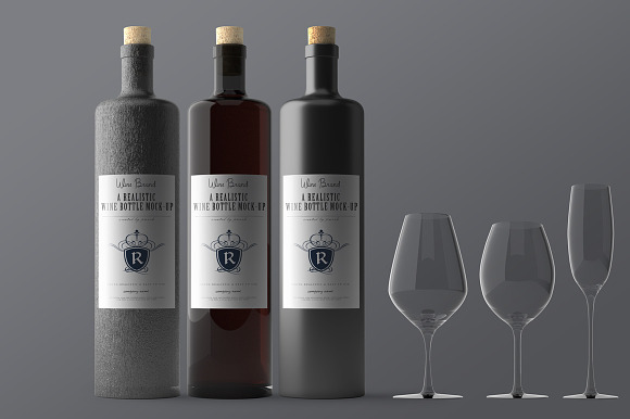 Wine Mockups V.2 in Product Mockups - product preview 1