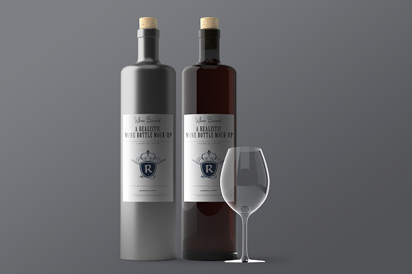 Wine Mockups V.2 in Product Mockups - product preview 2