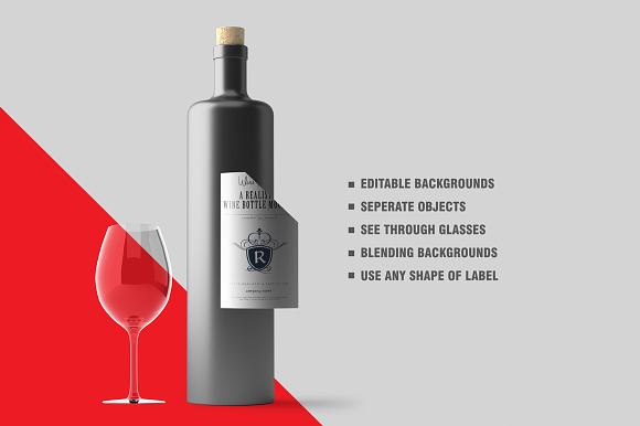 Wine Mockups V.2 in Product Mockups - product preview 4