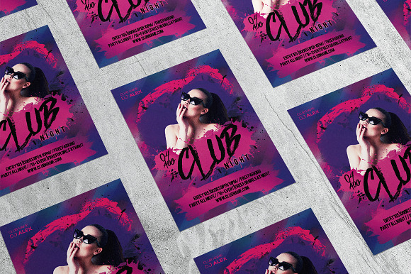 Club Night 1 in Templates - product preview 2