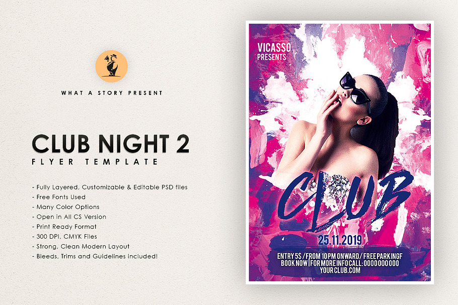 Club Night 2 in Flyer Templates - product preview 8