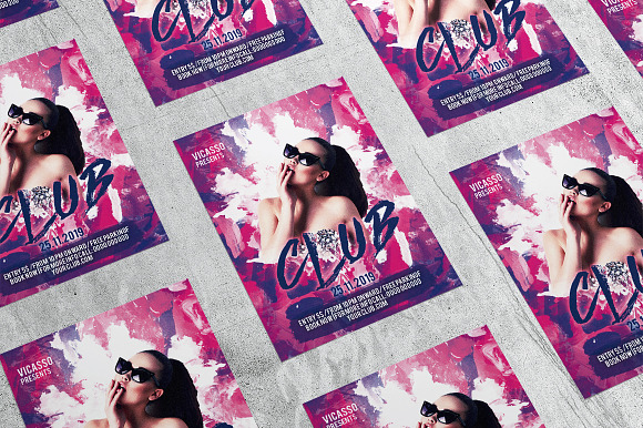 Club Night 2 in Flyer Templates - product preview 3
