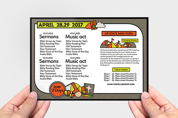 Christian Festival Flyer Template in Flyer Templates - product preview 1