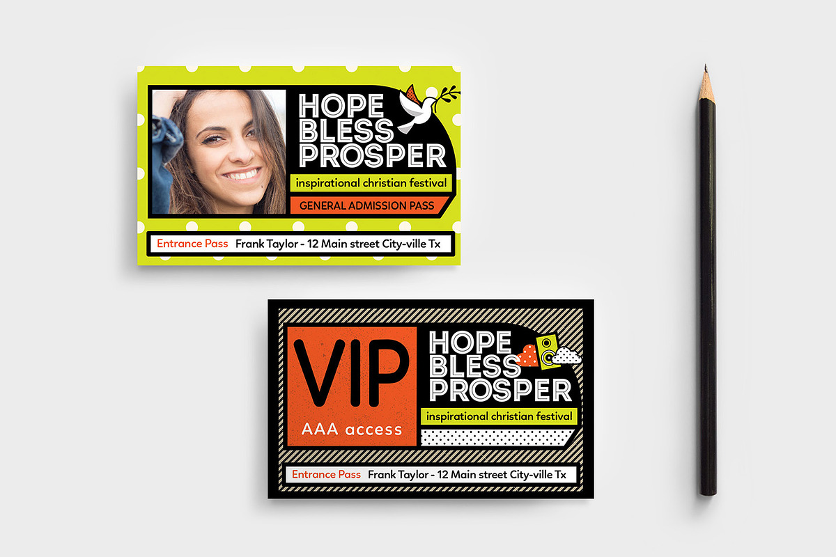 Christian Festival Business Card in Business Card Templates - product preview 8