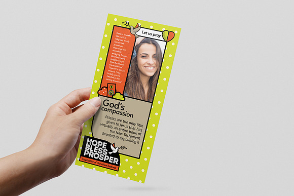 Christian Festival DL Card Template in Card Templates - product preview 1