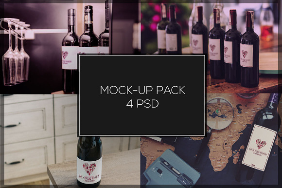 Wine Mock-up Pack#2 in Product Mockups - product preview 4