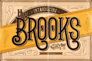 Brooks - Classic font + Bonus