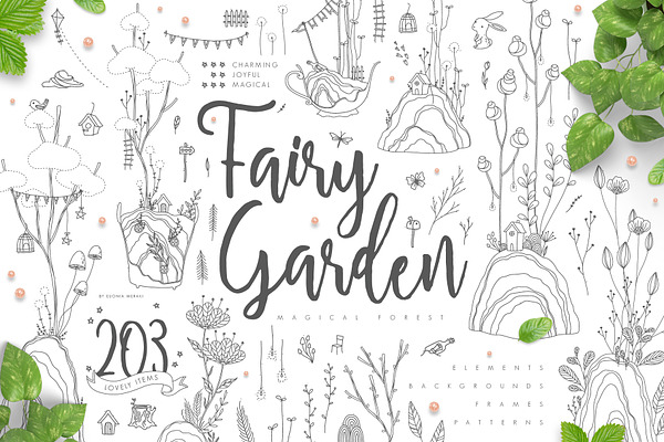 Fairy Garden - Magic Forest Graphics