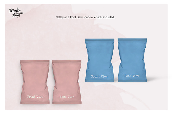 Snack bag mockup #9797 in Product Mockups - product preview 4