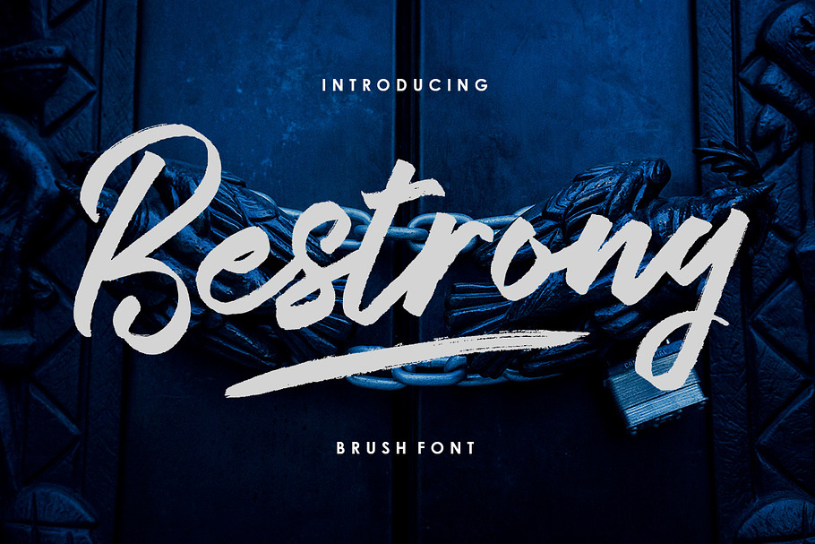 Bestrong - Brush Font in Script Fonts - product preview 8