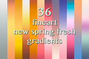 36 Spring Fresh fineart Gradients