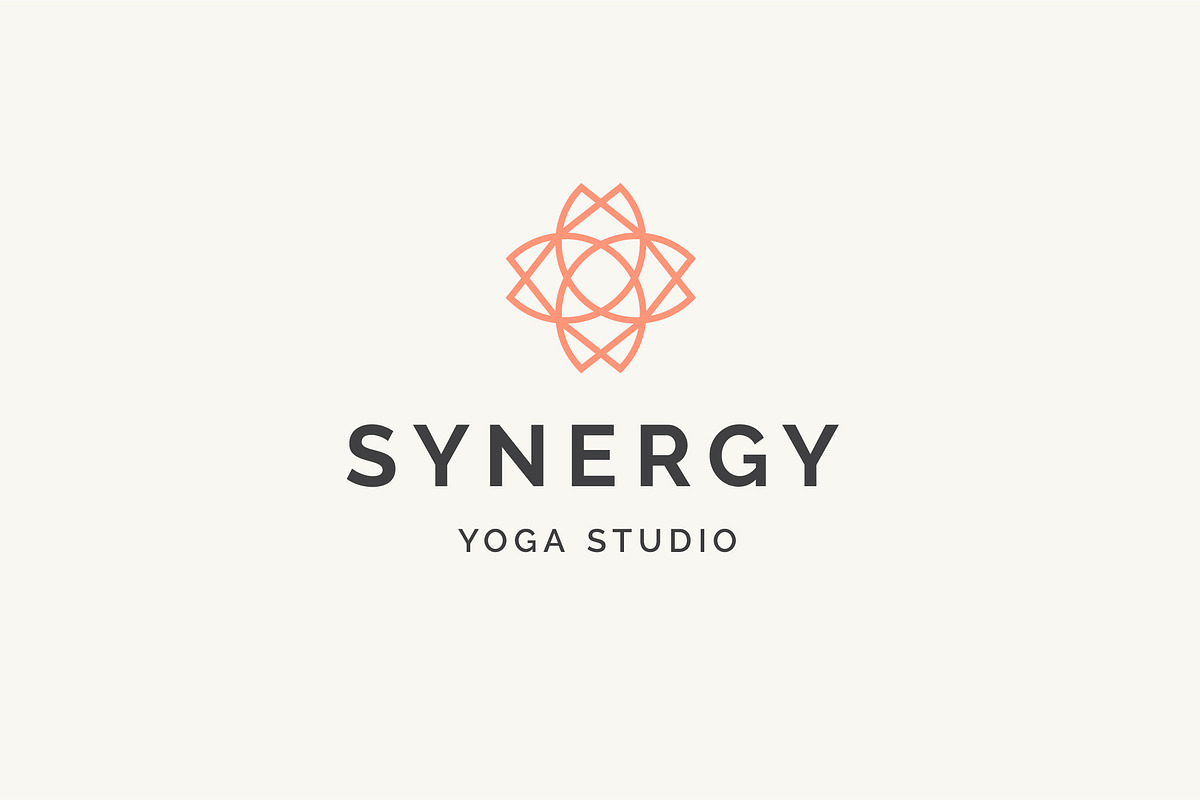 6 Minimal Geometric Floral Logos in Logo Templates - product preview 8
