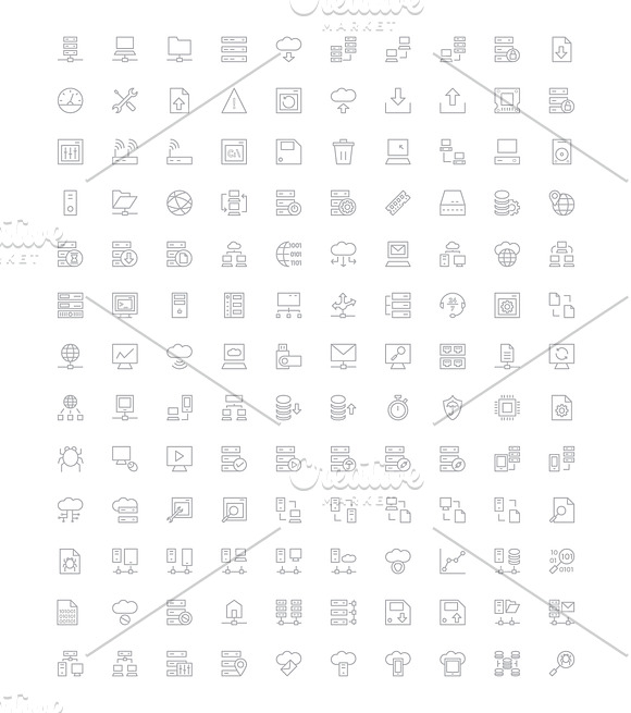 125+ Database and Server Icons in Server Icons - product preview 2