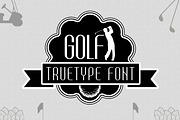 Golf TrueType Font