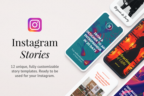 Legend: 12 Instagram Template Bundle in Instagram Templates - product preview 1