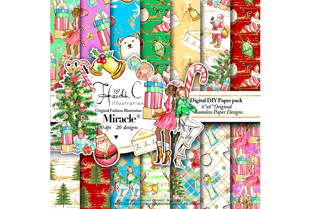 Christmas Miracle Paper Pack in Patterns - product preview 8
