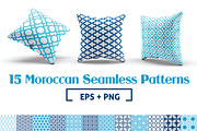 15 Moroccan Seamless Patterns