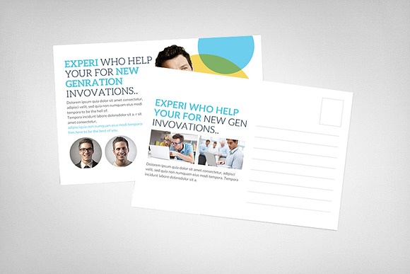 Agency Corporate Business Postcard in Postcard Templates - product preview 1