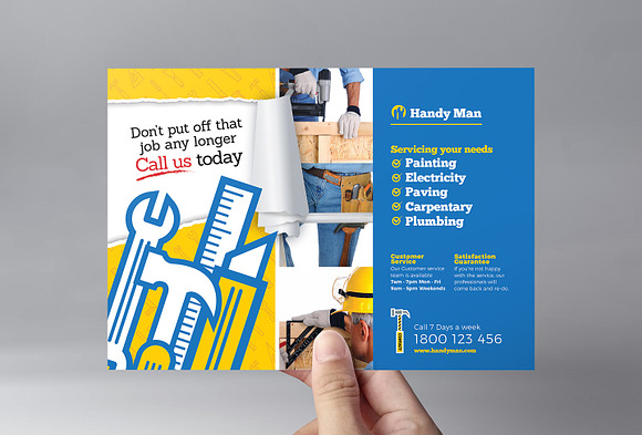 Handyman Flyer Template v2 in Flyer Templates - product preview 1