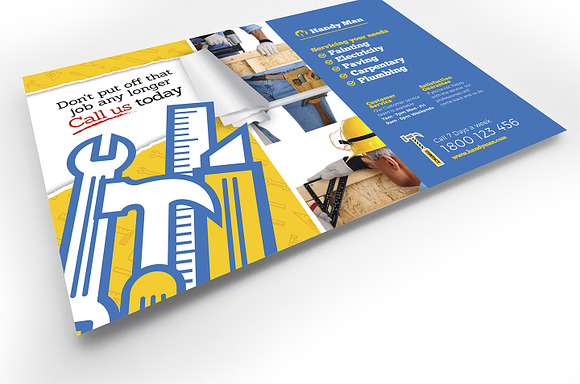 Handyman Flyer Template v2 in Flyer Templates - product preview 3