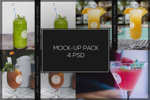 Coctail Glass Mock-up Pack#2 in Product Mockups - product preview 10