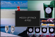 Coctail Glass Mock-up Pack#3