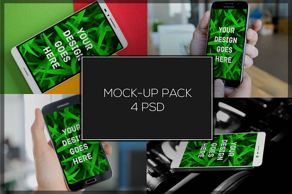 Android Mock-up Pack#3 in Product Mockups - product preview 4