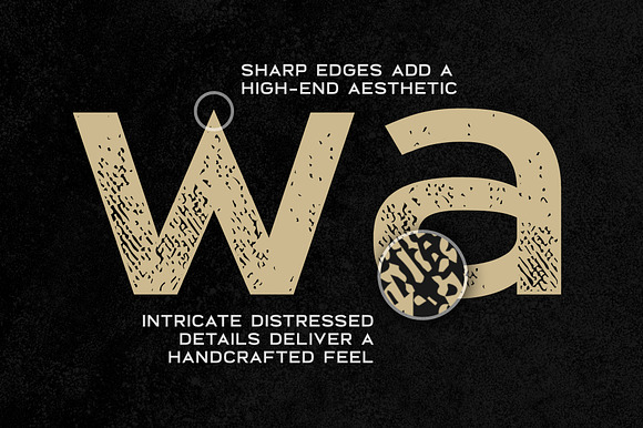 ★ Broadwell ★ Strong Distressed Font in Bold Fonts - product preview 1