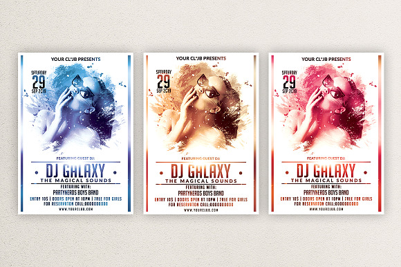 Dj Galaxy in Flyer Templates - product preview 1