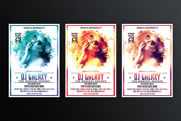 Dj Galaxy in Flyer Templates - product preview 2