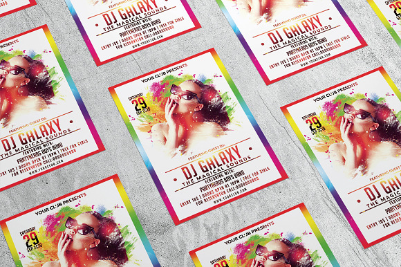 Dj Galaxy in Flyer Templates - product preview 3
