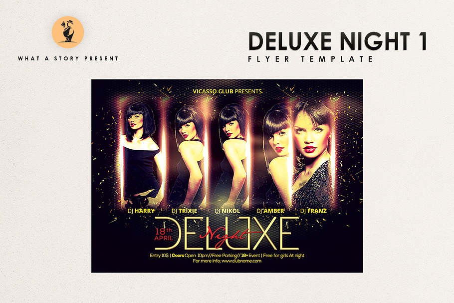 Deluxe Night 1 in Flyer Templates - product preview 8