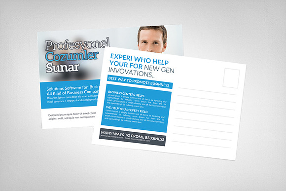Transport Business Postcard Template in Postcard Templates - product preview 1