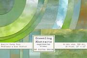 Green Spring Abstract Art Graphics
