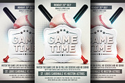 Baseball Game Flyer Template