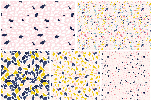 Terrazzo Seamless Patterns in Patterns - product preview 6