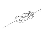 Prototype race sports car