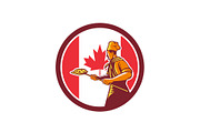 Canadian Pizza Baker Canada Flag Ico