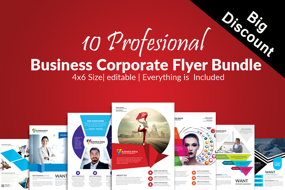 10 Business Flyer Bundle Vol:10