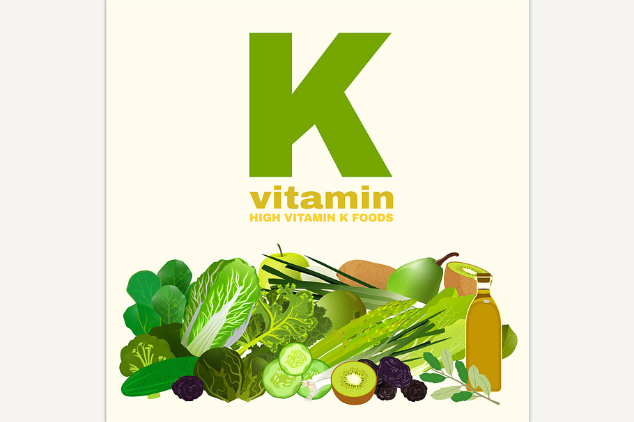 Vitamin K in Food in Illustrations - product preview 8