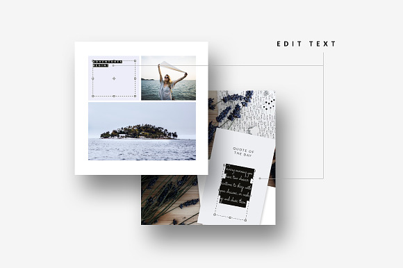 Instagram Pack 2 - STYLE FOOD TRAVEL in Instagram Templates - product preview 2
