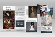 Fashion Sale Tri-fold Brochure - PSD