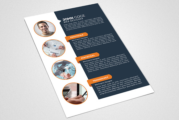 3 Pages Stylish CV Resume in Resume Templates - product preview 2