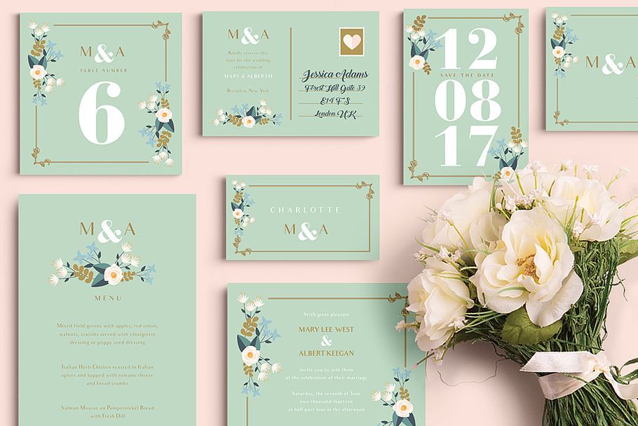 Wedding Collection: 7 sets-49 files in Wedding Templates - product preview 8