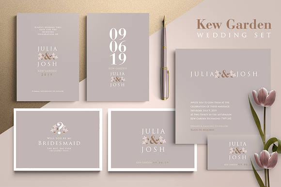 Wedding Collection: 7 sets-49 files in Wedding Templates - product preview 1